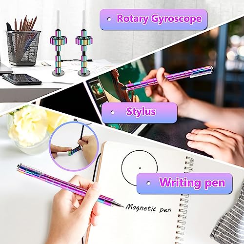 YYMHMF Magnetic Fidget Pen – Transformable Gel Pen with Stylus, Stress Relief Toy for Teens and Adults