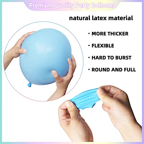 ZBYDNG Pastel Rainbow Balloon Garland Kit – 219 Pieces for Birthday Baby Shower Wedding Party Decor