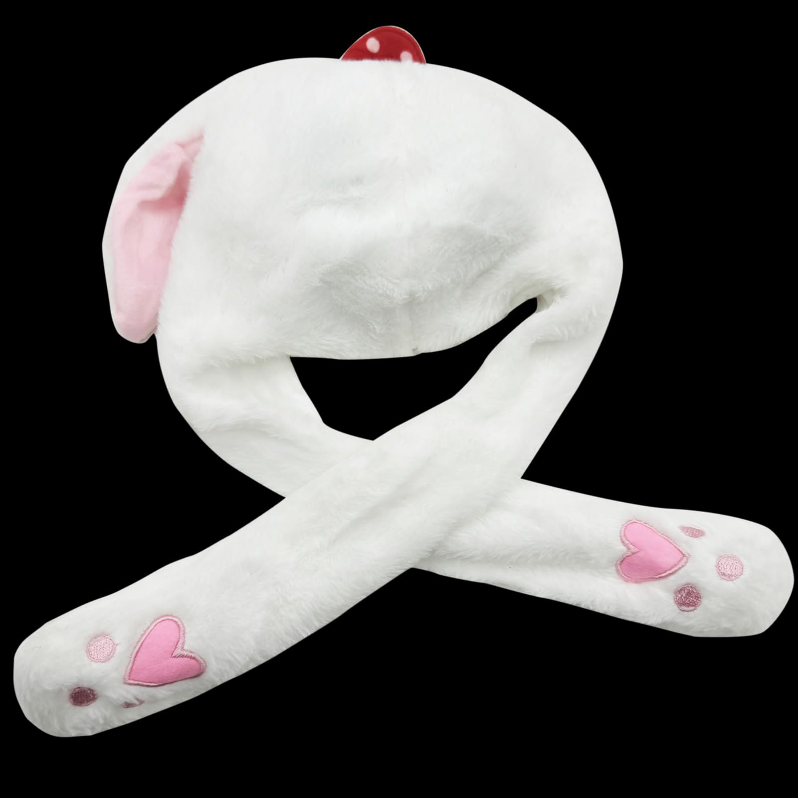 ZCINT Bunny Hat with Moving Ears – Soft Plush Rabbit Hat for Parties, Cosplay, and Daily Wear
