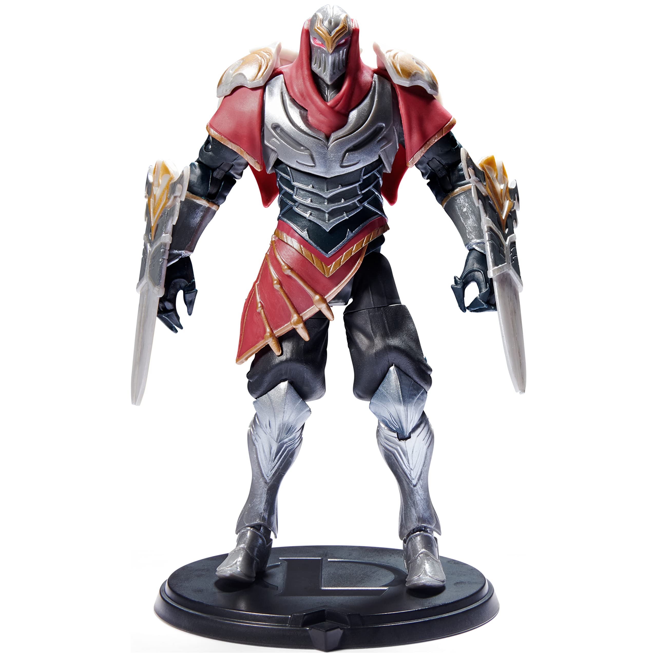 Zed 6-Inch League of Legends Collectible Action Figure with Premium Details & 2 Shuriken Weapons