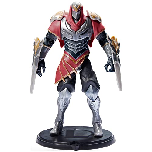 Zed 6-Inch League of Legends Collectible Action Figure with Premium Details & 2 Shuriken Weapons