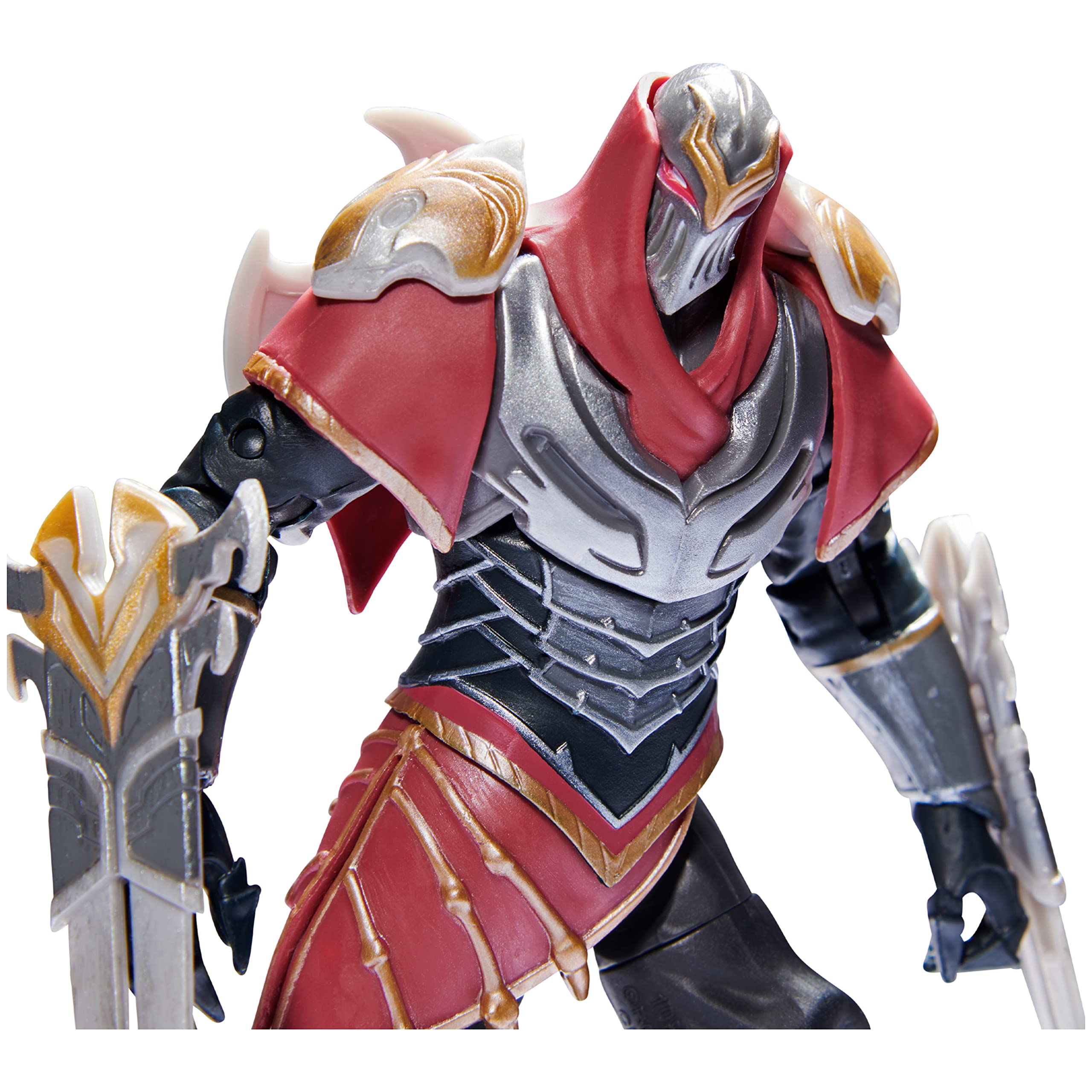Zed 6-Inch League of Legends Collectible Action Figure with Premium Details & 2 Shuriken Weapons