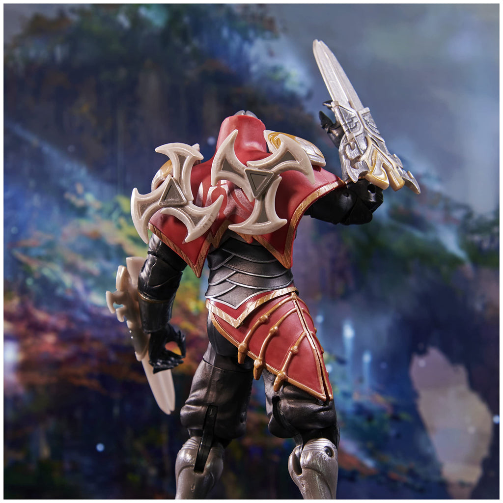 Zed 6-Inch League of Legends Collectible Action Figure with Premium Details & 2 Shuriken Weapons