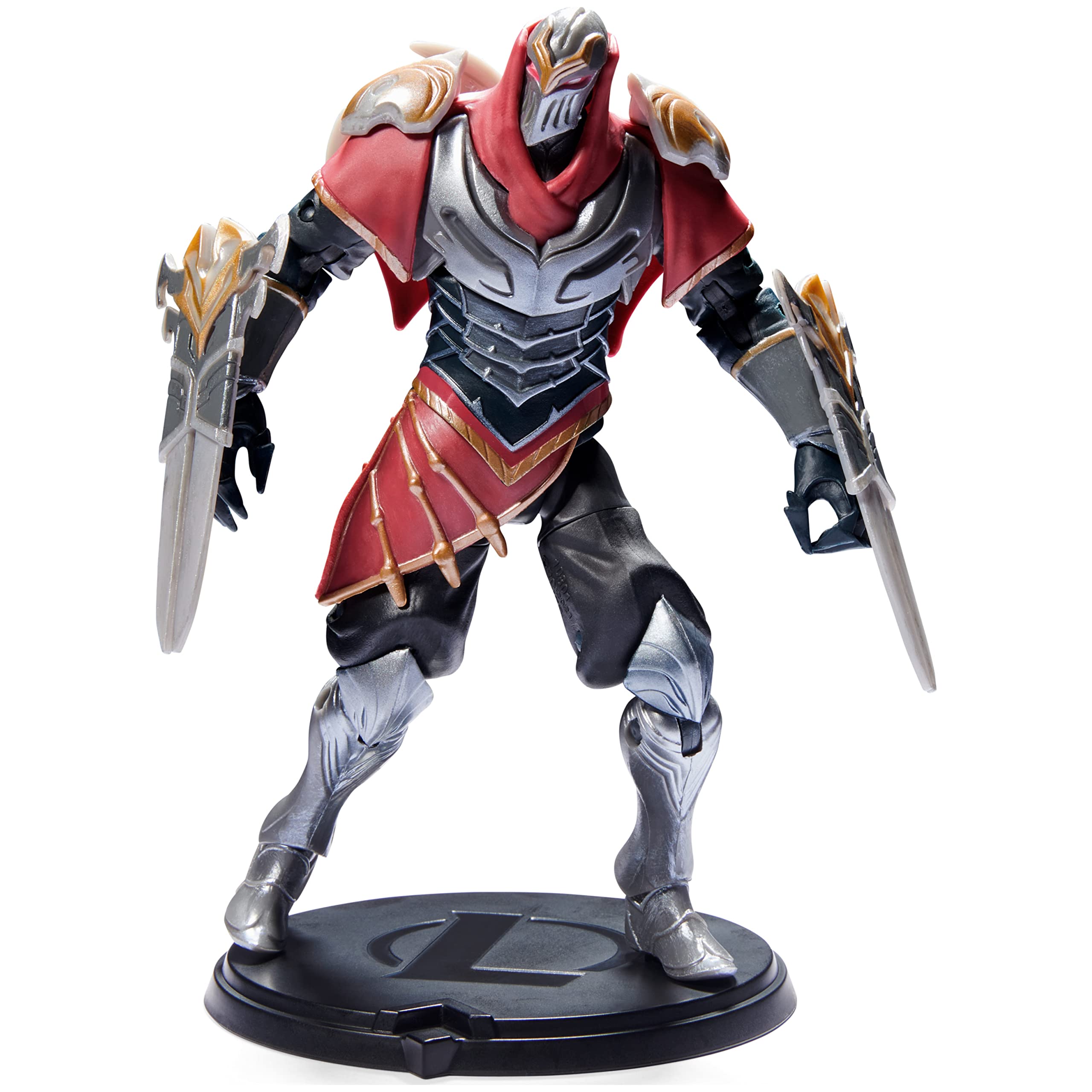 Zed 6-Inch League of Legends Collectible Action Figure with Premium Details & 2 Shuriken Weapons