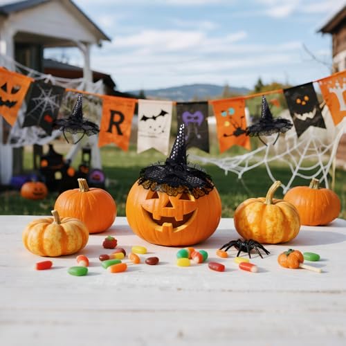 ZeeDix Mini Witch Hat Headband for Women – Halloween Costume Headpiece