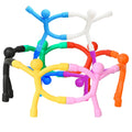 Zemobra Magnetic Travel Fidget Toys for Toddlers Kids – 10-Piece Bendable Silicone Magnet Set