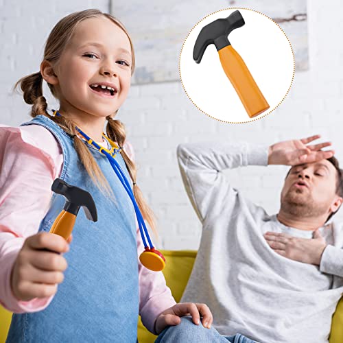 Zhanmai 2-Pack Foam Hammer Stress Relief Toys – Soft PU Foam, Portable Size for Kids and Adults (Black & Brown)
