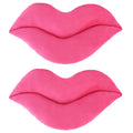 Zhidiloveyou 2 Pack 11 Inch Pink Lip Plush Pillows - Soft Cute Hug Toy and Decorative Cushion