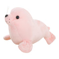 zhidiloveyou Pink Seal Plush Stuffed Animal – 11.8 Inch Cute Kawaii Doll for Kids