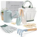 ZICOTO Kids Gardening Set – 8-Piece Toddler Gardening Tools with Tote Bag, Watering Can, Gloves, Pots & Labels – Safe for Ages 4+