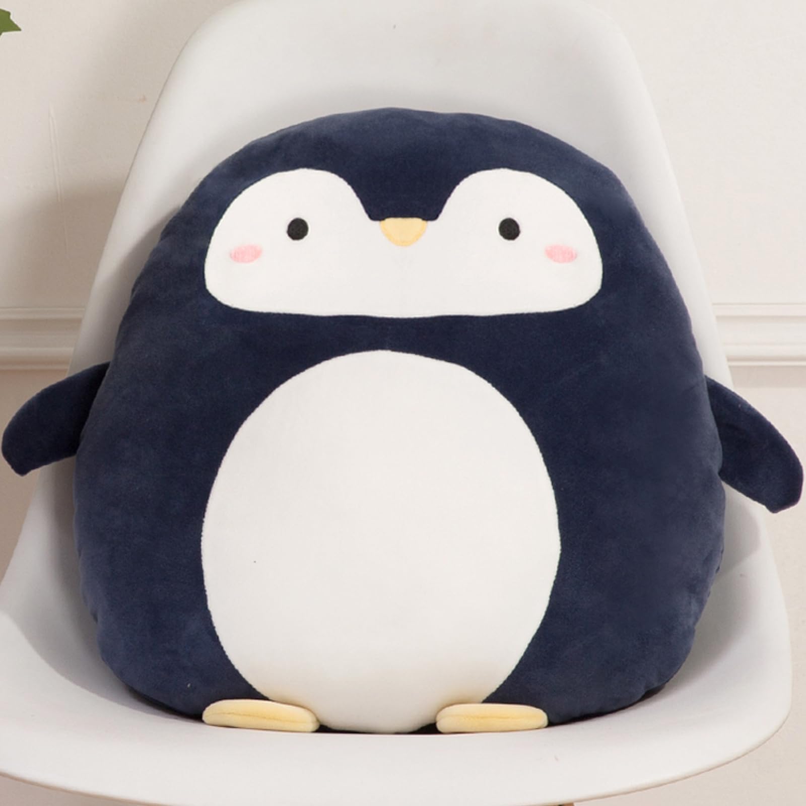 Zielind 8-Inch Penguin Plush Pillow – Soft Short Plush Stuffed Animal Toy for Kids