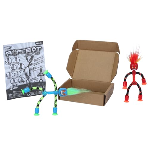 Zing RopeBot Suction Toy – Interactive Robot with Suction Hands and Feet for Kids 4-8