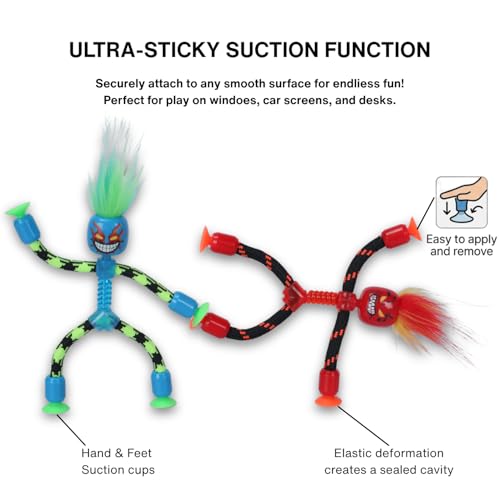 Zing RopeBot Suction Toy – Interactive Robot with Suction Hands and Feet for Kids 4-8