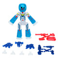 Zing StikBot Zingtannica Action Pack: Poseable Stop Motion Figure with Snap-On Accessories, Blue (Vangarden)