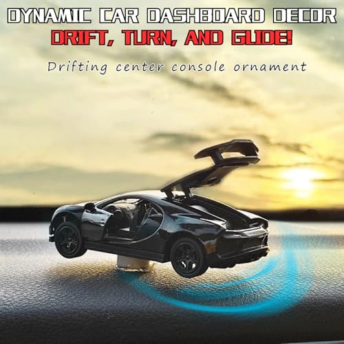 ZINREOG 1:36 Alloy Drifting Car Model - Bobblehead Dashboard Ornament (Model 04)