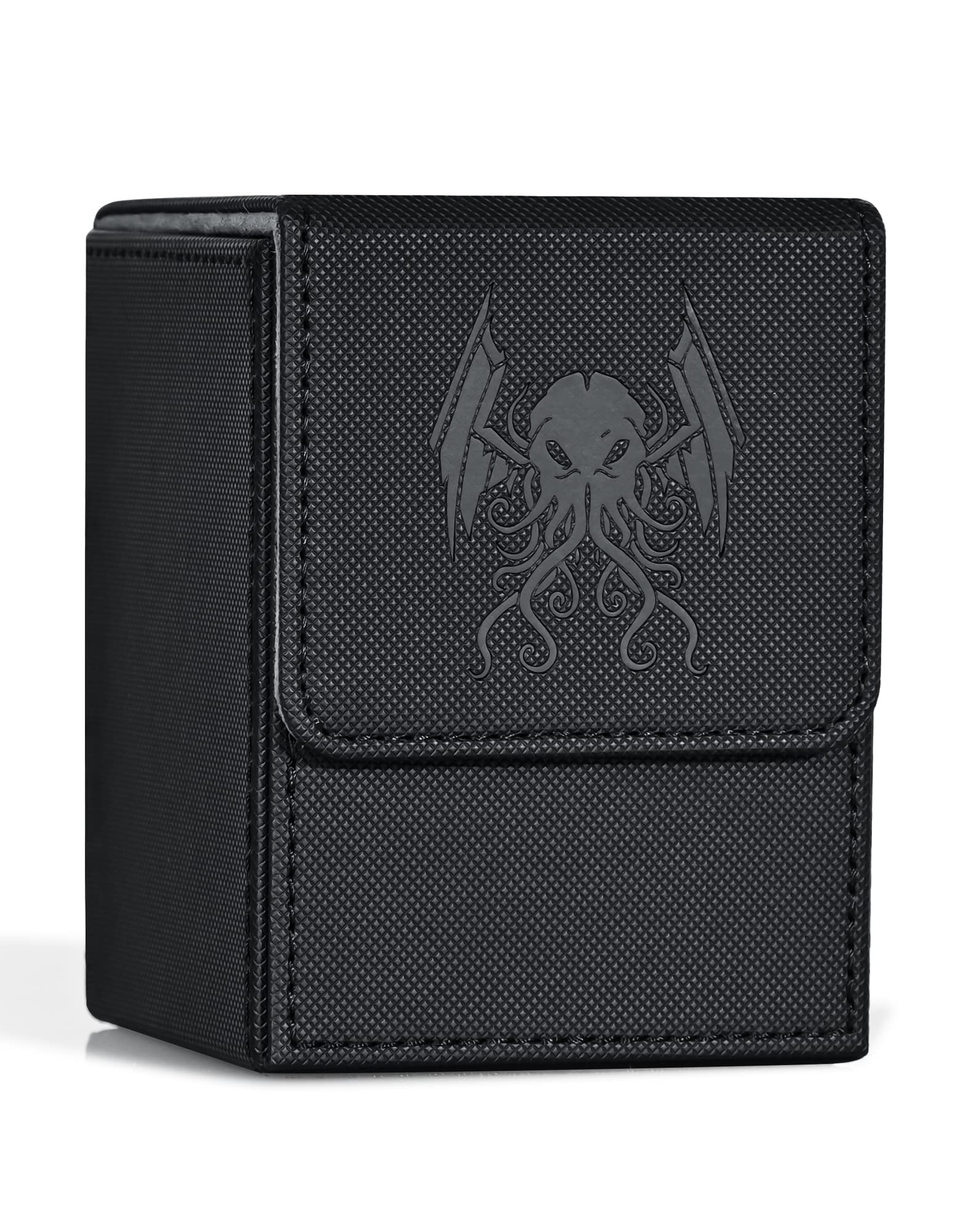 ZLCA Cthulhu Card Deck Box – Holds 100+ Sleeved Cards, Magnetic Closure, Includes Dividers