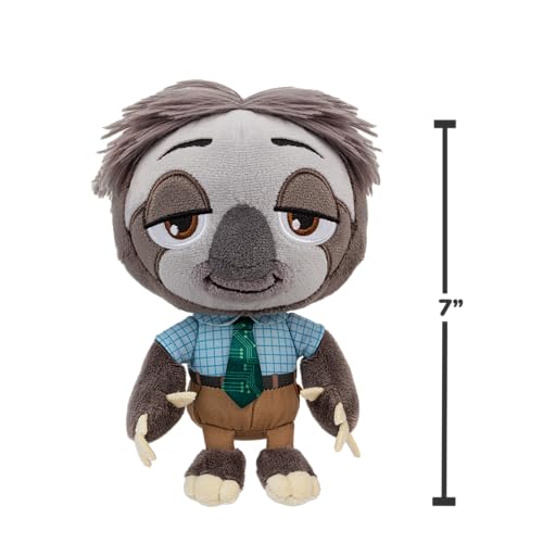 Zootopia 2 Flash Plush (8 Inches) – Ultra-Soft Sloth Toy from Jazwares