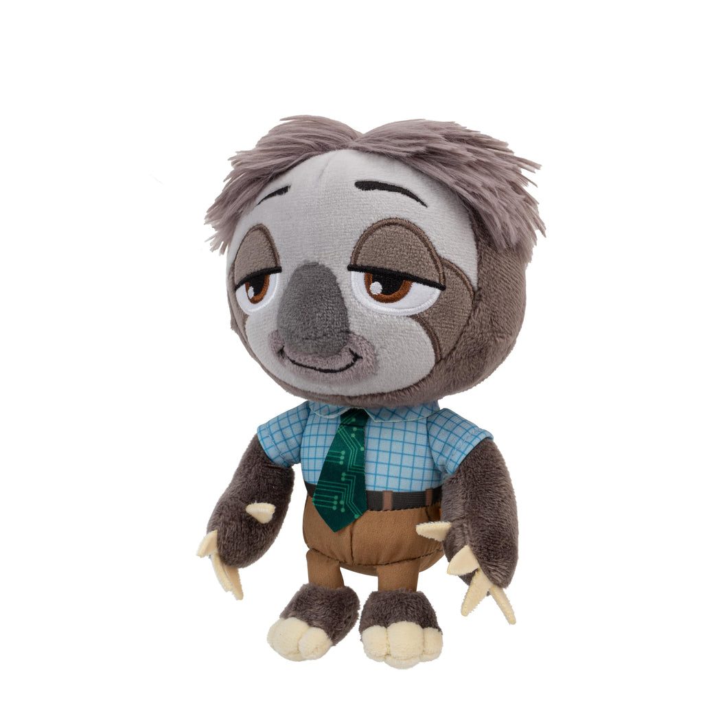 Zootopia 2 Flash Plush (8 Inches) – Ultra-Soft Sloth Toy from Jazwares