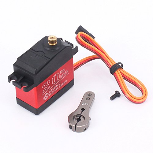ZOSKAY 25KG Digital Servo - Metal Gear, CNC Aluminium, IP67 Waterproof for 1/8 1/10 RC Cars