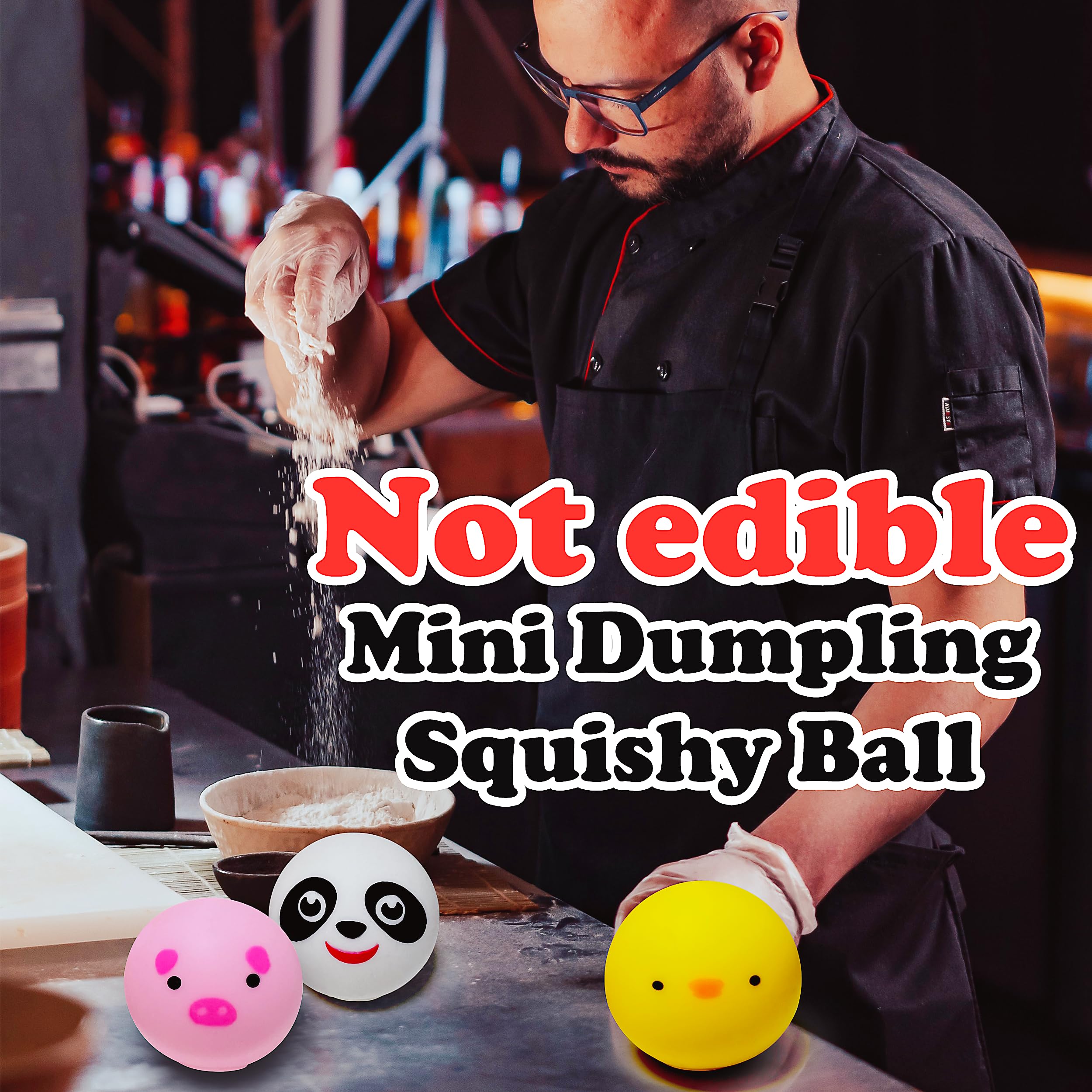 ZTATU Mini Pig Dumpling Squishy Toys (3 Pack) – Sensory Stress Relief for Adults & Kids