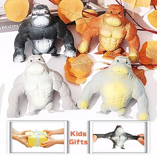 ZTATU Squishy Monkey Stress Ball – 1-Pack Black Fidget Toy for Sensory Play and Anxiety Relief