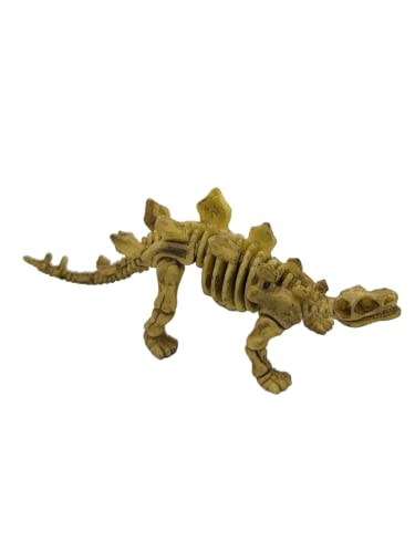 Zugar Land 12-Pack Dinosaur Fossil Skeleton Figures – 3-4 Inch PVC Dino Collection for Science Learning, Party Favors & More