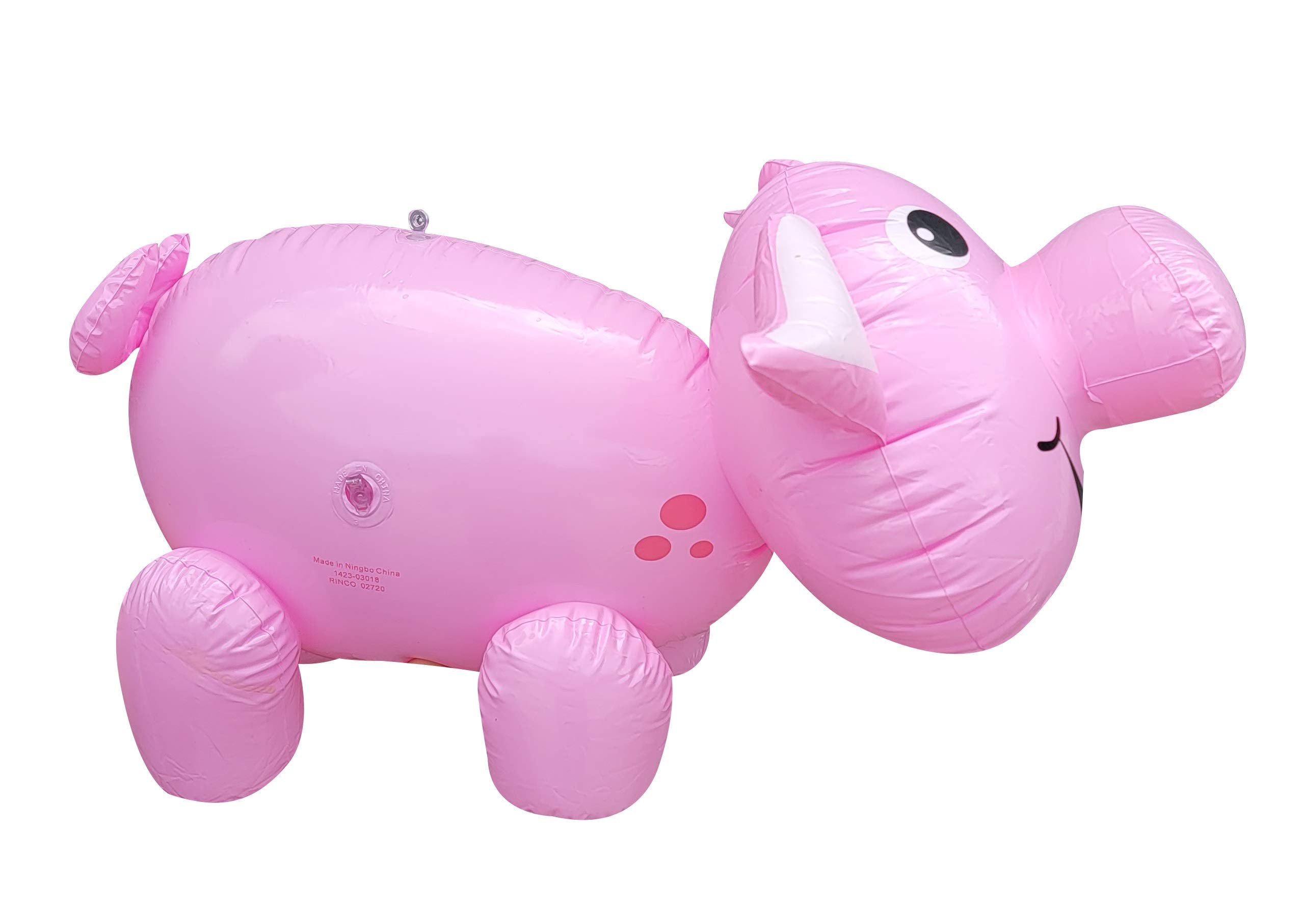 Zugar Land Large Inflatable Pink Pig (24") – Party Toy, Pool Float & Decoration