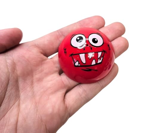 Zugar Land Monster Poppers - 12 Pack of 2-Inch Rubber Poppers in Red, Blue, Green, Purple