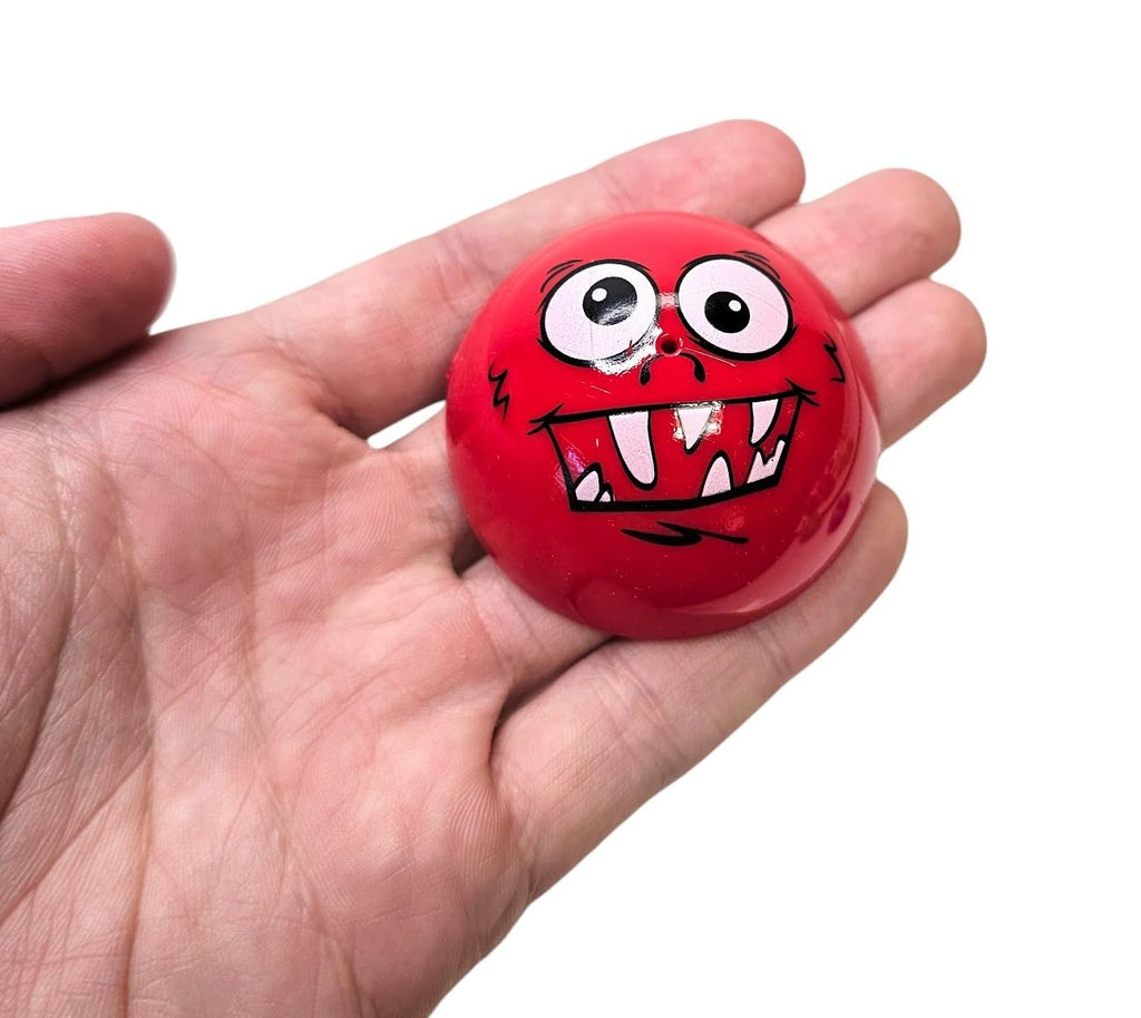 Zugar Land Monster Poppers - 12 Pack of 2-Inch Rubber Poppers in Red, Blue, Green, Purple