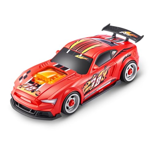 Zuru Metal Machines Speed Heroes Red: Build Your Own Custom Race Car with 20+ Surprises