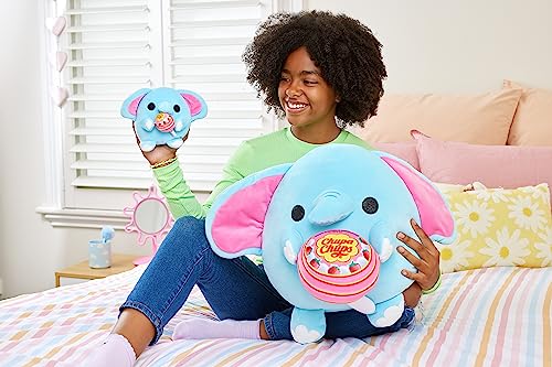 ZURU Snackles Super Sized Hippo Plush – 14 Inch Ultra Soft Stuffed Animal with Mentos Surprise