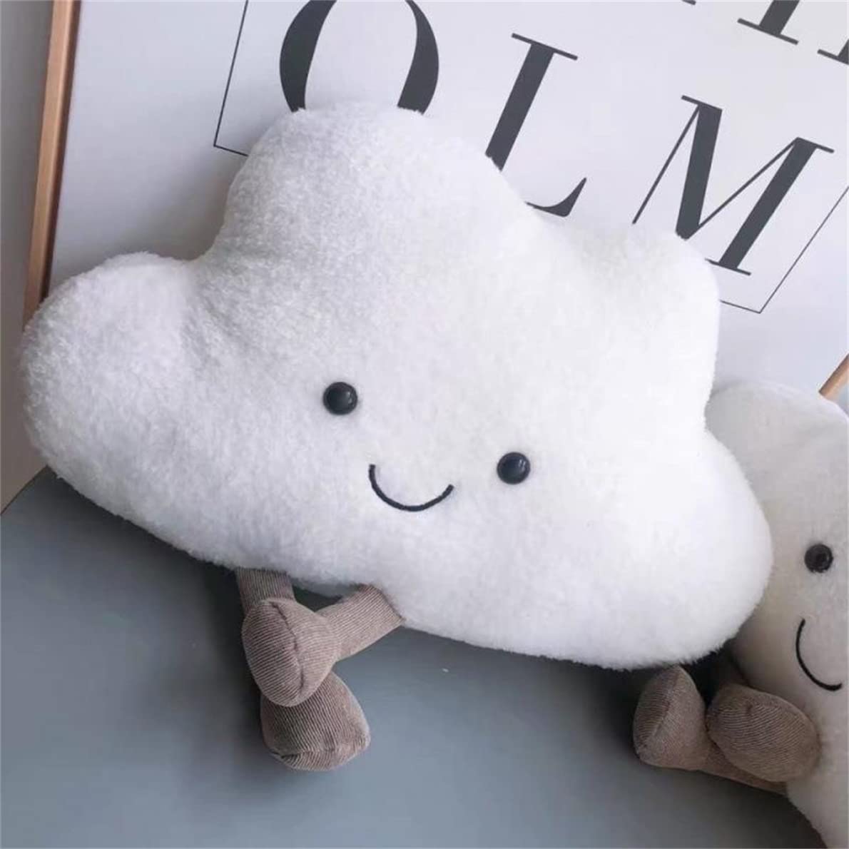 Zuwxeu Cloud Plush Pillow – Cute Decorative Pillow for Home and Car, Two Sizes