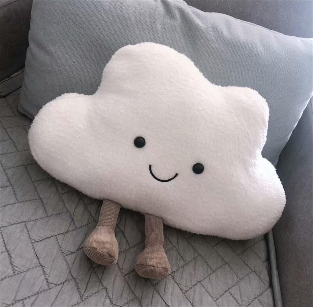 Zuwxeu Cloud Plush Pillow – Cute Decorative Pillow for Home and Car, Two Sizes