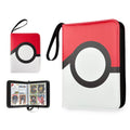 ZYAXWN 440-Pocket Trading Card Binder – Red PU Leather Album with Zipper Closure