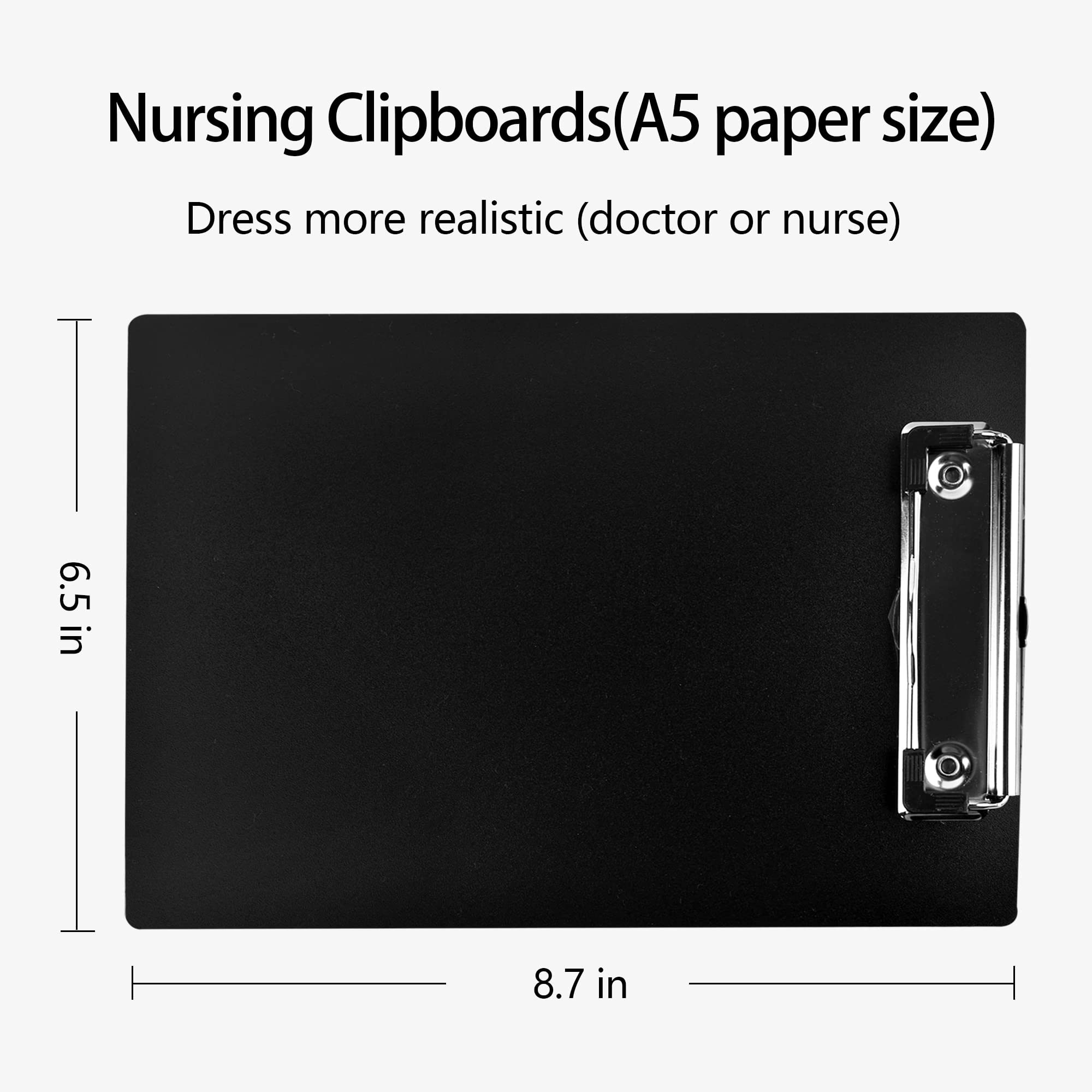 ZZIHAN 9-Piece Doctor Costume for Kids – Real Stethoscope, Clipboard & More