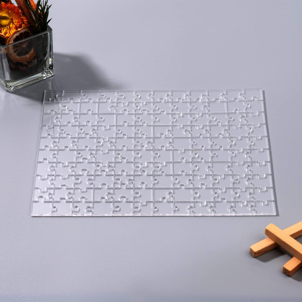 ZZYFGH 120-Piece Clear Acrylic Puzzle – Impossible Challenge for Adults