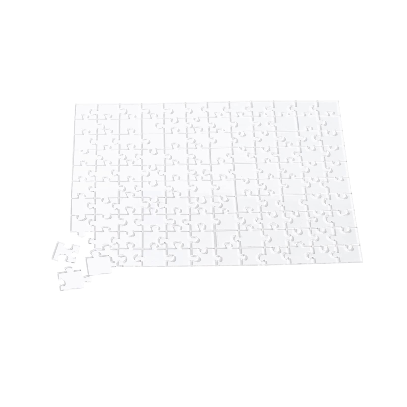 ZZYFGH 120-Piece Clear Acrylic Puzzle – Impossible Challenge for Adults