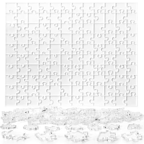 ZZYFGH 120-Piece Clear Acrylic Puzzle – Impossible Challenge for Adults